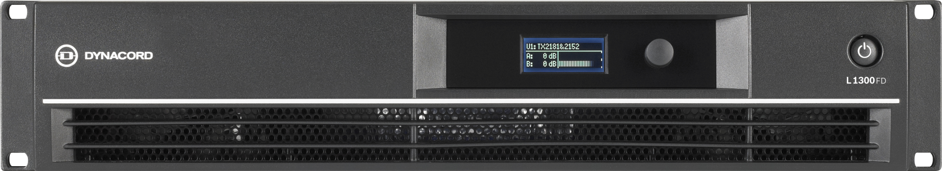 L1300FD DSP 2 x 650 w power amplifier for live performance 